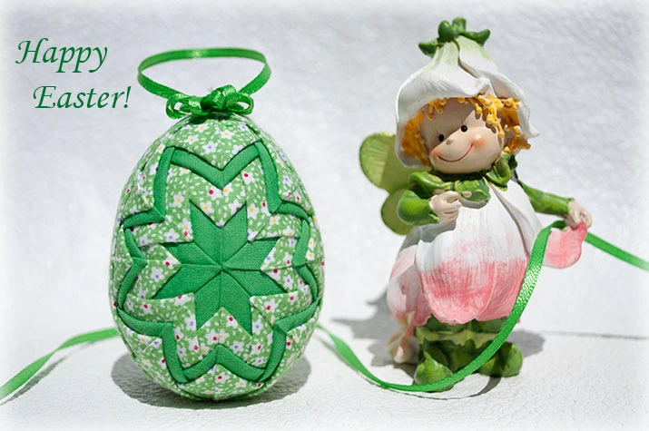 Happy Easter Egg #7 Ornament